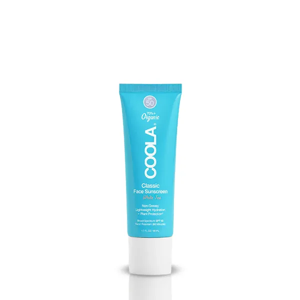 Coola classic creme solaire pour le visage fps 30 thé blanc